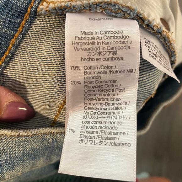 Madewell Women's size 23 Medium Wash The Perfect Vintage Jean Straight Leg - Picture 6 of 9